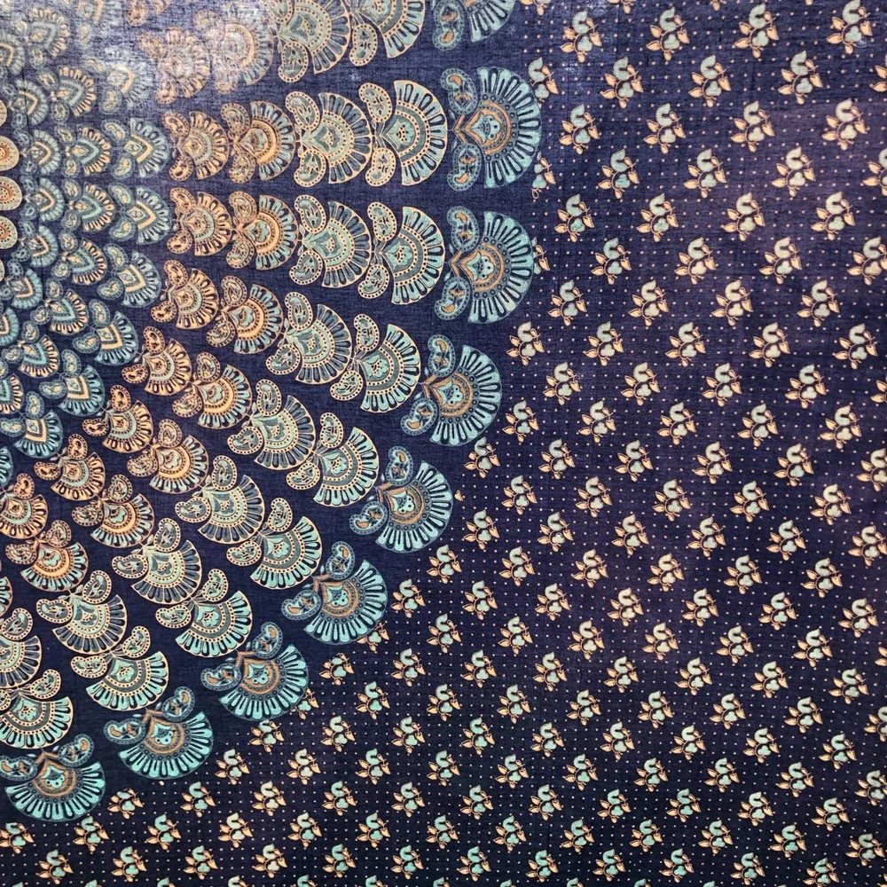 Urban Outfitters Blue Mandala Tapestry